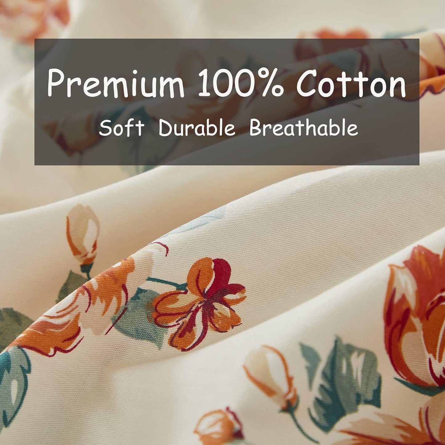 Cotton Twin Size Bed Sheet Set