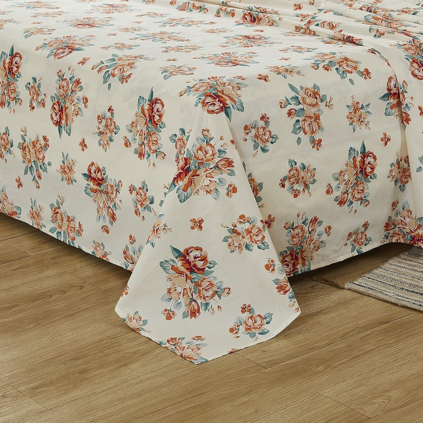 Cotton Twin Size Bed Sheet Set