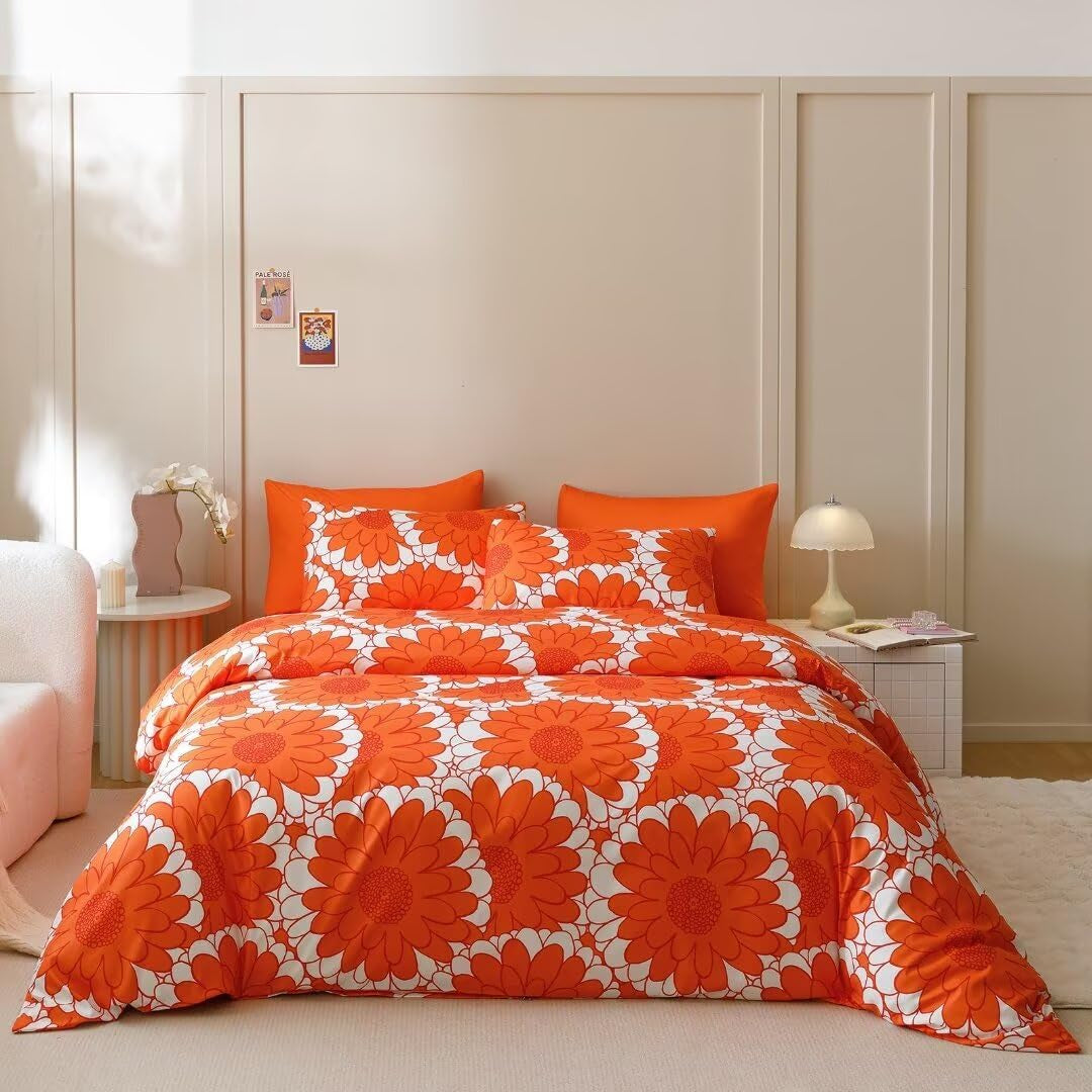 White Black Plaid Duvet Cover Set
