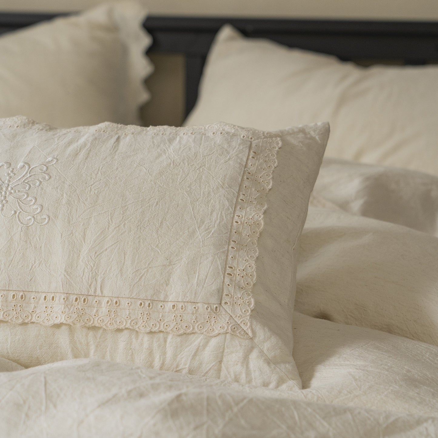 Luxury Boho Bedding Set – Soft Cotton Duvet Cover & Pillowcases – Bohemian Comforter Set – Modern Minimalist Bedroom Décor