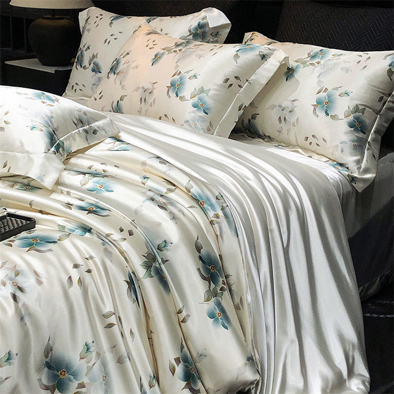 Merida - Luxury Silk Bedding Set, Silk Bed Linens, Premium Silk Sheets