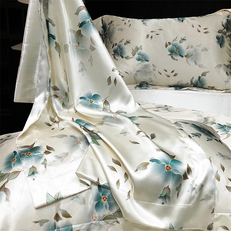 Merida - Luxury Silk Bedding Set, Silk Bed Linens, Premium Silk Sheets