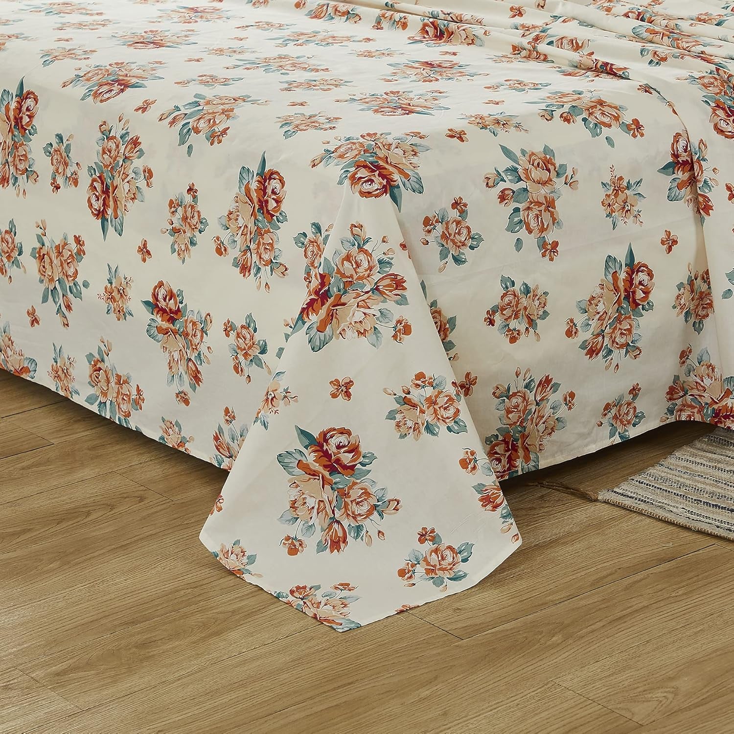 Cotton Twin Size Bed Sheet Set