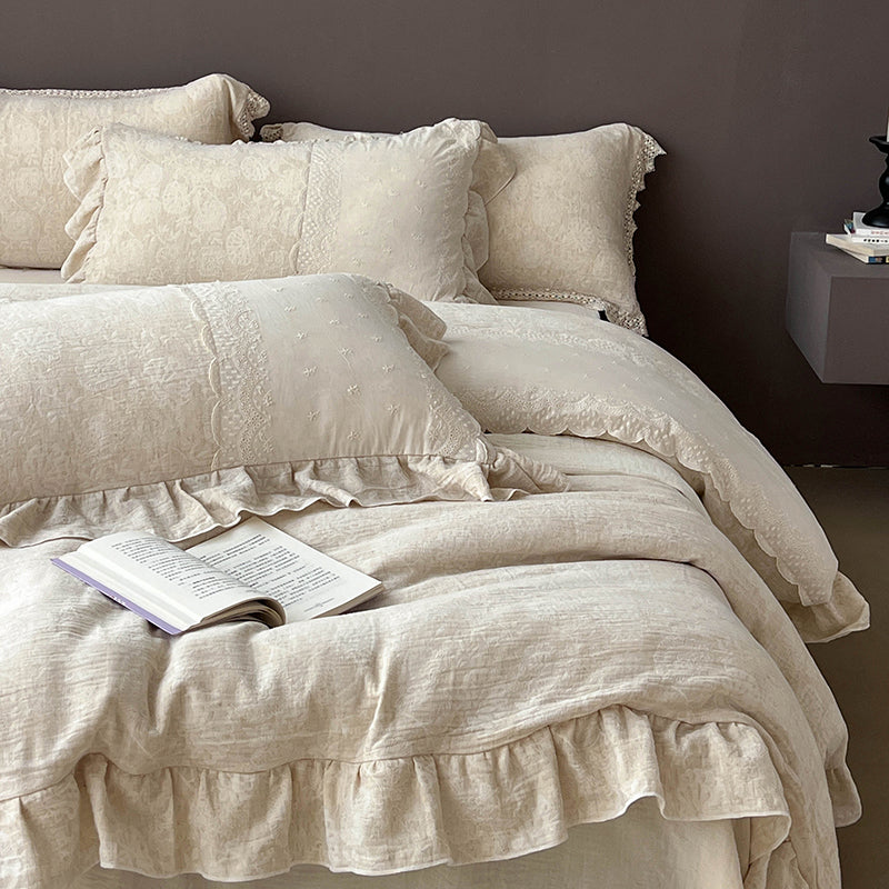 Linen French Vintage Bedding Set