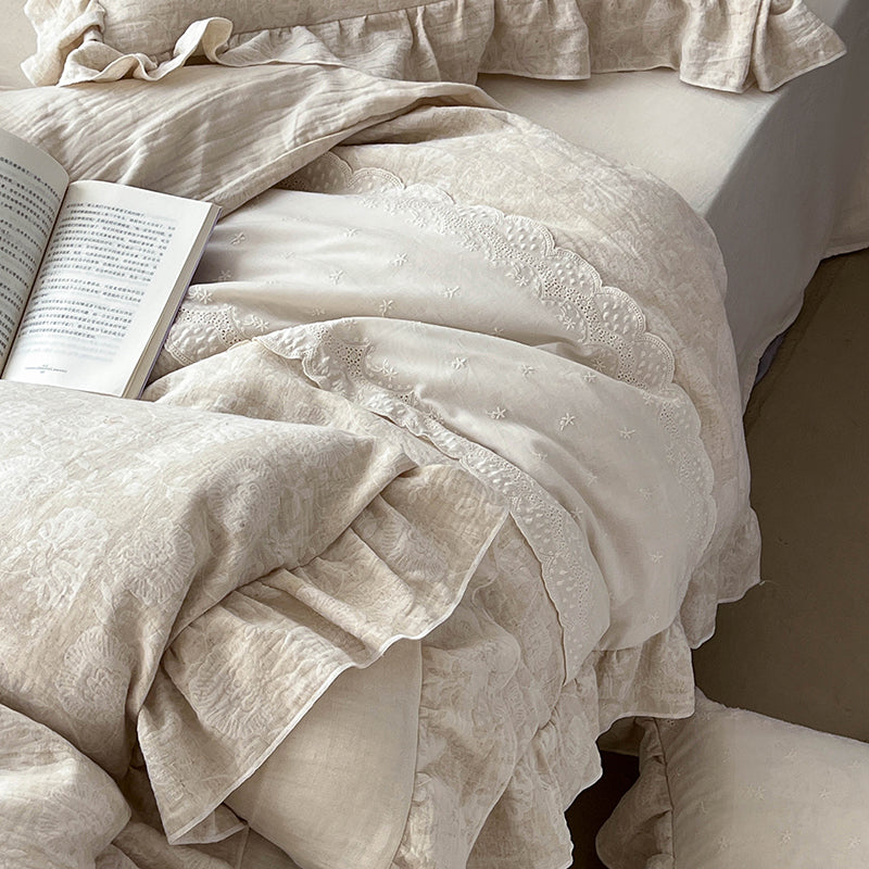 Linen French Vintage Bedding Set